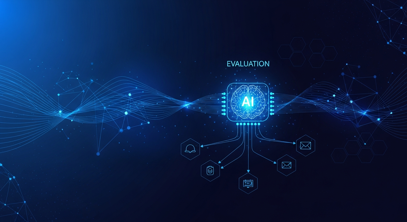 AI recommendation system concept showing ChatGPT evaluating professional signals